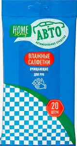 Изображение товара Салфетки влажные Home Story Авто для рук 20шт