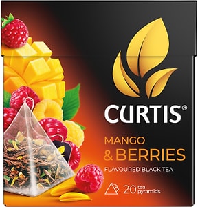 Изображение товара Чай черный Curtis Mango & Berries 20*1.7г