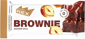 Изображение товара Пирожное ProteinRex протеиновое Брауни Лесной орех 50г