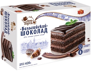 Изображение товара Торт День торта Бельгийский шоколад 420г