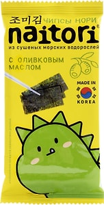 Изображение товара Чипсы Naitori Нори с оливковым маслом 3г