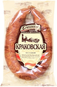 Изображение товара Колбаса Егорьевская фабрика Краковская полукопченая 340г
