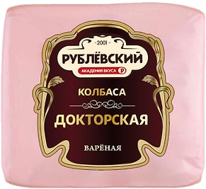 Изображение товара Колбаса Рублевский Докторская вареная 400г
