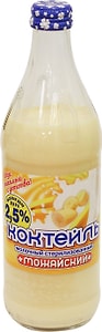 Изображение товара Коктейль молочный Молоко Можайское с ароматом банана 2.5% 450мл