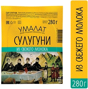 Изображение товара Сыр Умалат Сулугуни 45% 280г