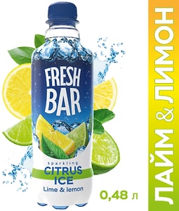 Изображение товара Напиток Fresh Bar Citrus Ice 480мл