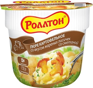 Изображение товара Пюре Роллтон картофельное с жареными лисичками 40г