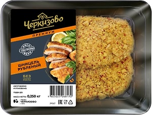 Изображение товара Шницель Черкизово Премиум рубленый из свинины 250г