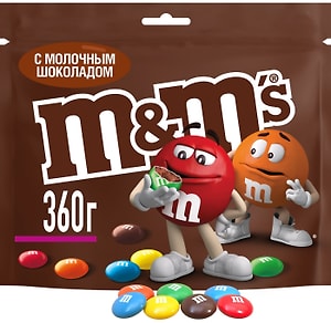Изображение товара Конфеты M&M'S Драже c молочным шоколадом для компании 360г