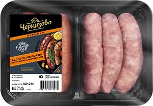 Изображение товара Колбаски Черкизово Ассорти бременские и мюнхенские 540г