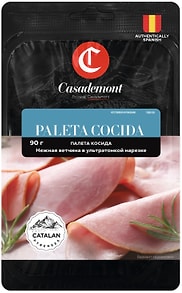 Изображение товара Ветчина Casademont Paleta Cocida вареная нарезка 90г