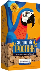 Изображение товара Сахар Золотой Тростник тростниковый нерафинированный кусковой 450г