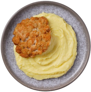 Изображение товара Котлета куриная Солнышко с картофельным пюре Умное решение от Vprok.ru 250г