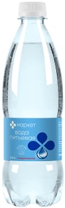 Изображение товара Вода Маркет питьевая газированная 500мл