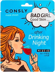 Изображение товара Маска для лица Consly Bad Girl Good Skin после вечеринки тканевая 23мл