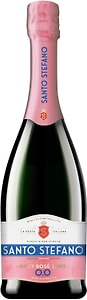 Изображение товара Игристое безалкогольное Santo Stefano розовое брют 750мл