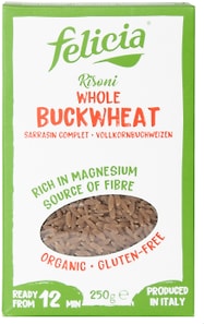 Изображение товара Макароны Felicia Risoni Buckwheat Ризони 250г