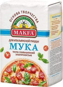 Изображение товара Мука Makfa Пшеничная для пиццы 1кг