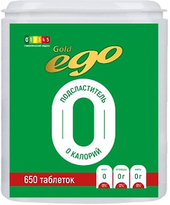 Изображение товара Подсластитель Ego 650 таб