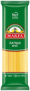 Изображение товара Макароны Makfa Лапша длинная 450г