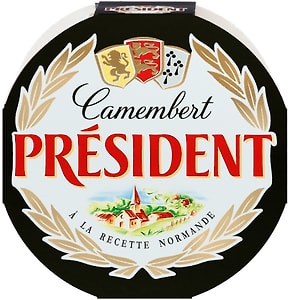 Изображение товара Сыр мягкий President Камамбер с белой плесенью 45% 125г