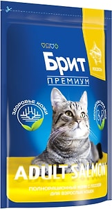 Изображение товара Сухой корм для кошек Brit Premium Adult с лососем 2кг