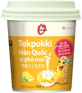 Изображение товара Токпокки OFood со вкусом сыра 105г