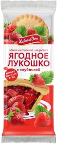 Изображение товара Кекс Хлебный Дом Ягодное Лукошко с клубникой 2шт*70г