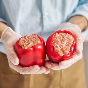 Изображение товара Перец фаршированный с курицей и свининой