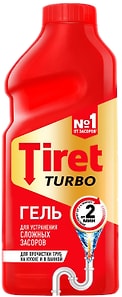 Изображение товара Гель для устранения засоров Tiret Turbo 500мл
