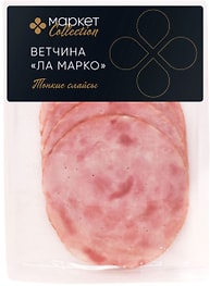 Изображение товара Ветчина Ла Марко Маркет Collection из свинины вареная 120г