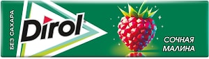 Изображение товара Жевательная резинка Dirol Яркая малина 13.6г