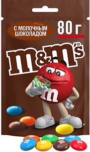Изображение товара Конфеты M&M'S Драже c молочным шоколадом 80г