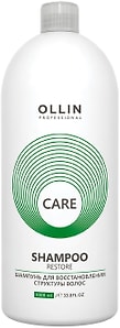 Изображение товара Шампунь для волос Ollin Care Restore 1л