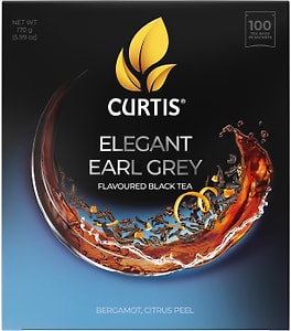Изображение товара  Чай черный Curtis Elegant Earl Grey 100*1.7г