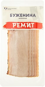 Изображение товара Буженина Ремит свиная запеченная нарезка 100г