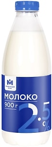 Изображение товара Молоко Молочный знак 2.5% 900г