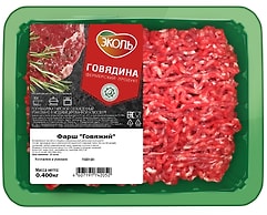 Изображение товара Фарш Эколь говяжий 400г
