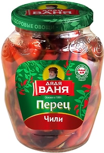 Изображение товара Перец Дядя Ваня Чили маринованный 340г