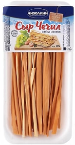 Изображение товара Сыр Чизолини Чечил Соломка копченый 45% 70г