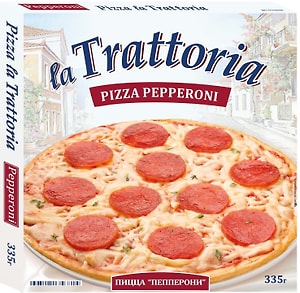 Изображение товара Пицца La Trattoria Пепперони 335г