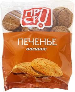 Изображение товара Печенье ПРОСТО овсяное 400г