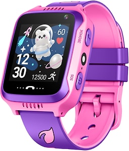 Изображение товара Умные часы Leef Pulsar детские Розово-фиолетовые + SIM-карта