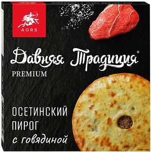 Изображение товара Пирог осетинский Давняя Традиция Premium с говядиной 450г