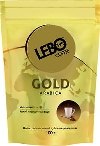 Изображение товара Кофе растворимый Lebo Gold 100г