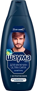 Изображение товара Шампунь для волос Шаума для ежедневного применения мужской Ultra Сила 650мл
