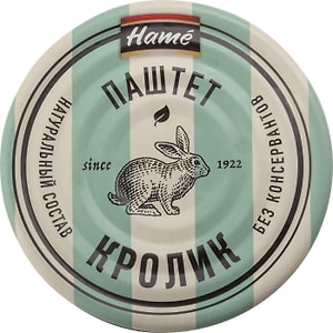 Изображение товара Паштет Hame из мяса кролика 100г