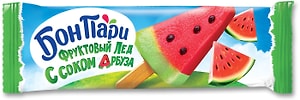 Изображение товара Фруктовый лед Бон Пари Арбузик Эскимо с соком арбуза 73мл