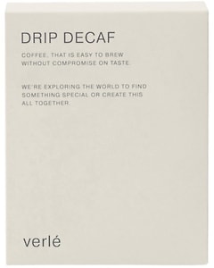 Изображение товара Кофе молотый Verle без кофеина в дрип-пакетах 6шт*11г