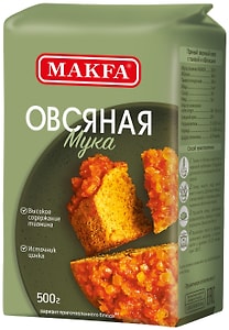 Изображение товара Мука Makfa овсяная 500г